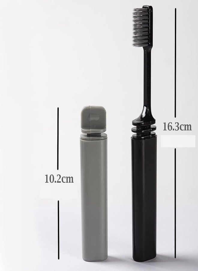 XIBO Travel Folding Toothbrush Set with Soft Bristles - Eco-Friendly, Compact & Reusable Toothbrush for Travel, Camping, Hiking, Holidays & Daily Use. - Image 2